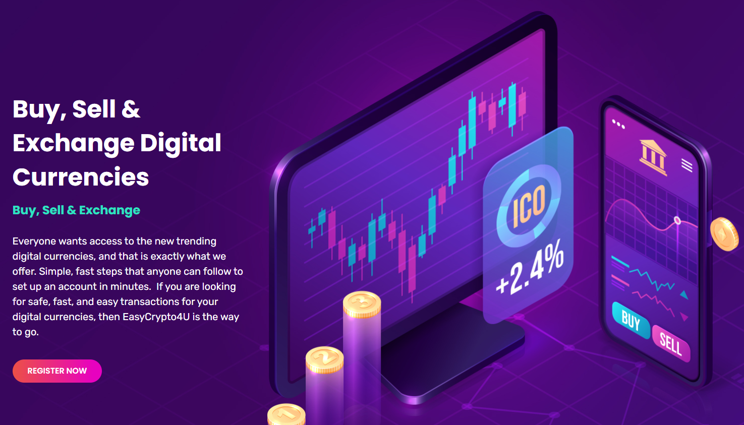 Easy Crypto4U Review – Setting New Standards for the Crypto Market