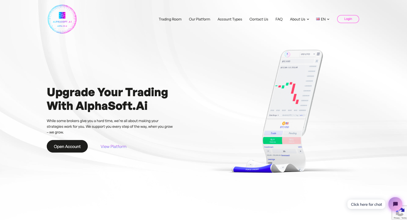 AlphaSoft.ai trading platform