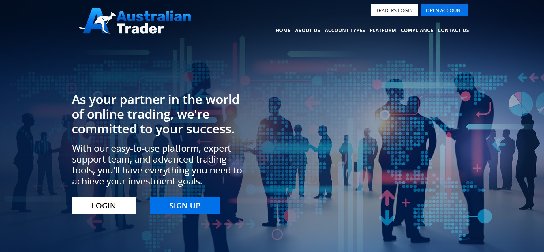 Australian Trader website